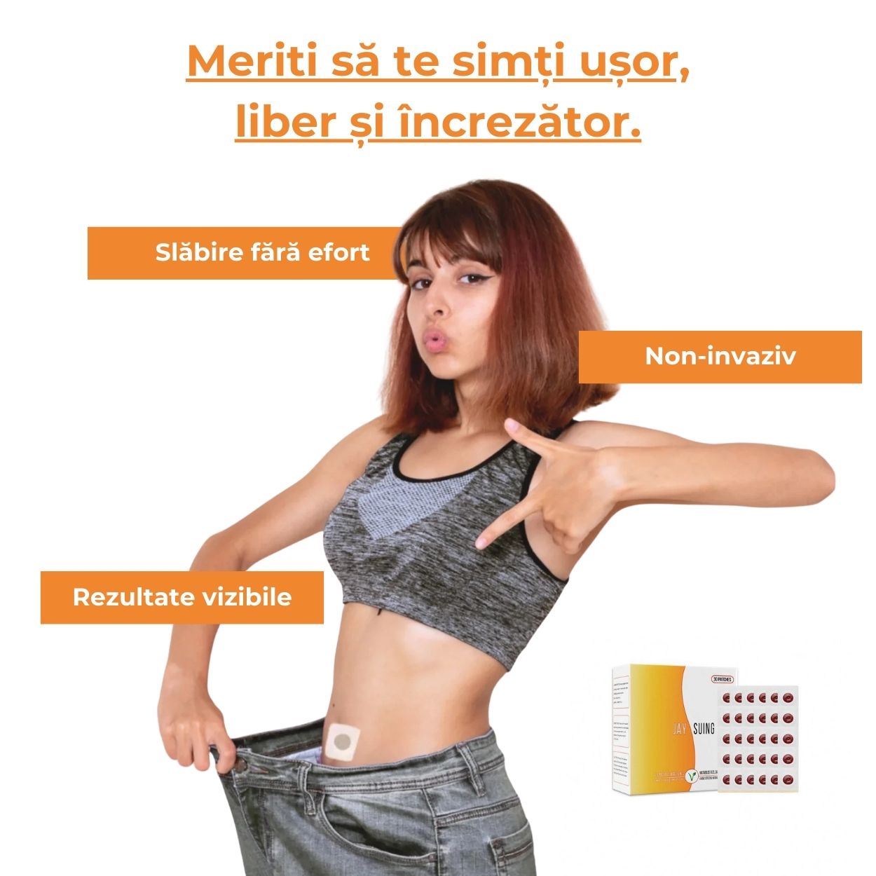 Set 30 de plasturi pentru slăbire