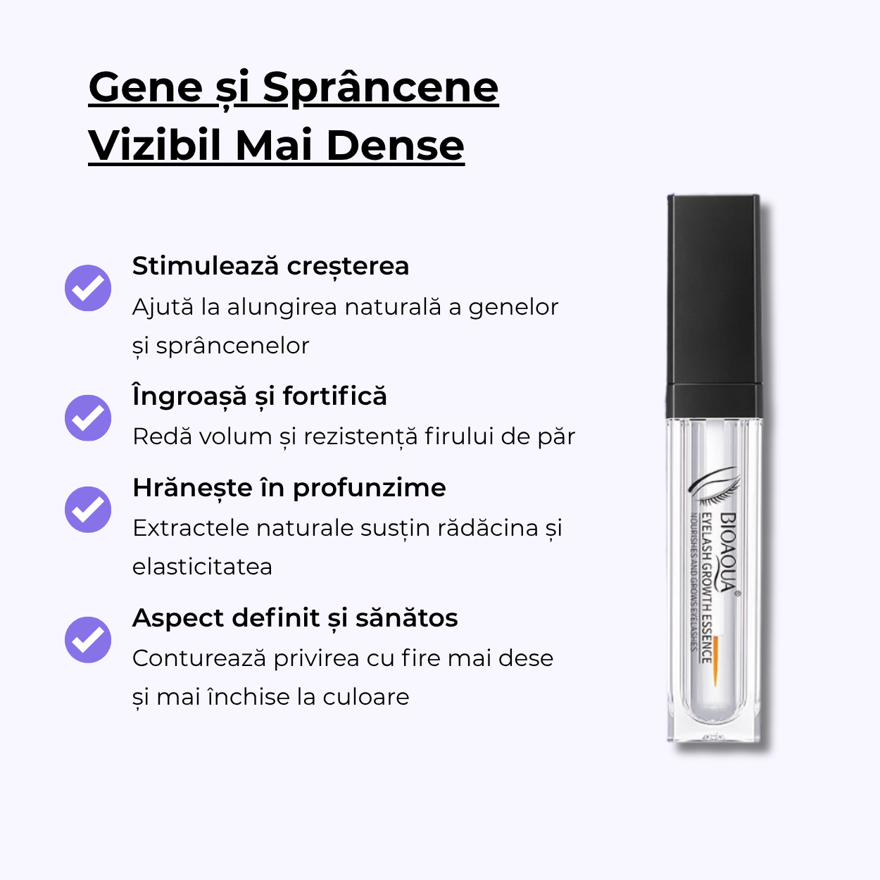 Ser pentru Cresterea Genelor si Sprancenelor